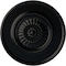Ekena Millwork Large Floral Ceiling Medallion, Hand-Painted Jet Black, 41 1/8"OD x 2 1/2"P CM41FLBLF - alternate 1
